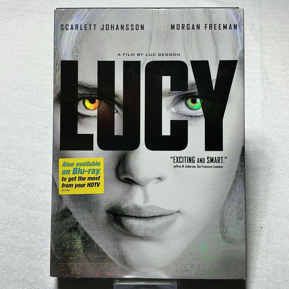 Lucy (DVD) - Scarlett Johansson, Morgan Freeman With SLIPCOVER